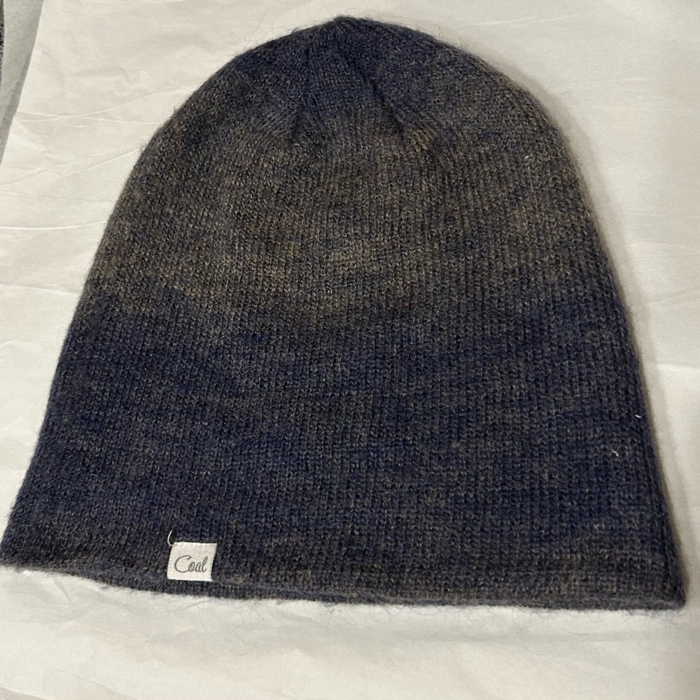 COAL MOHAIR , acrylic construction is warm, stretchy, and never itchy ,  beanie